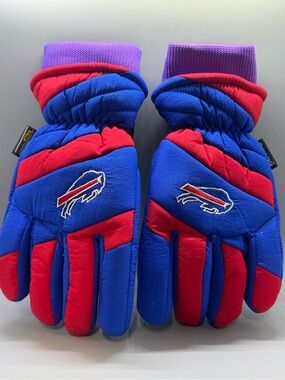 Vintage NOS Buffalo Bills NFL Thinsulate Winter Gloves – Retro 90s Deadstock